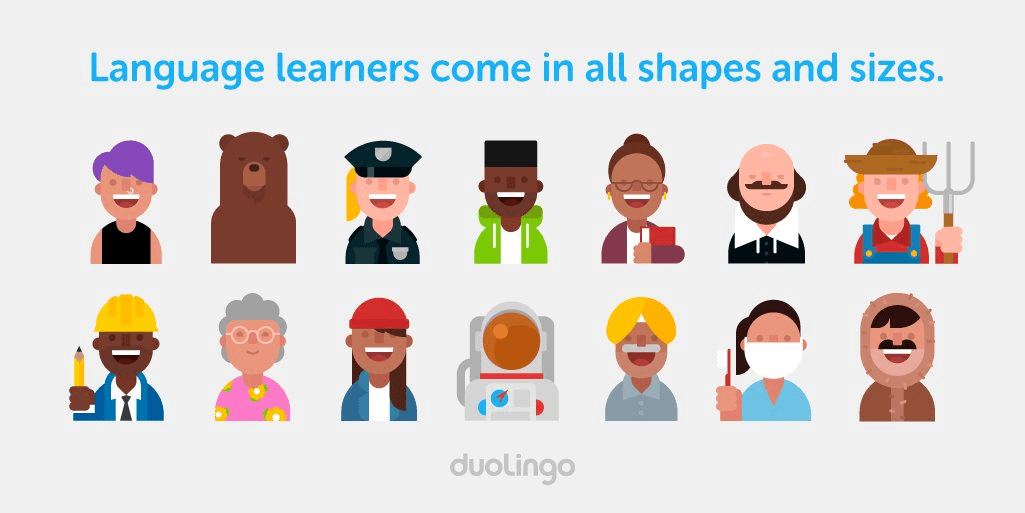 为了让语言学习变得不枯燥看duolingo是如何设计人物形象的