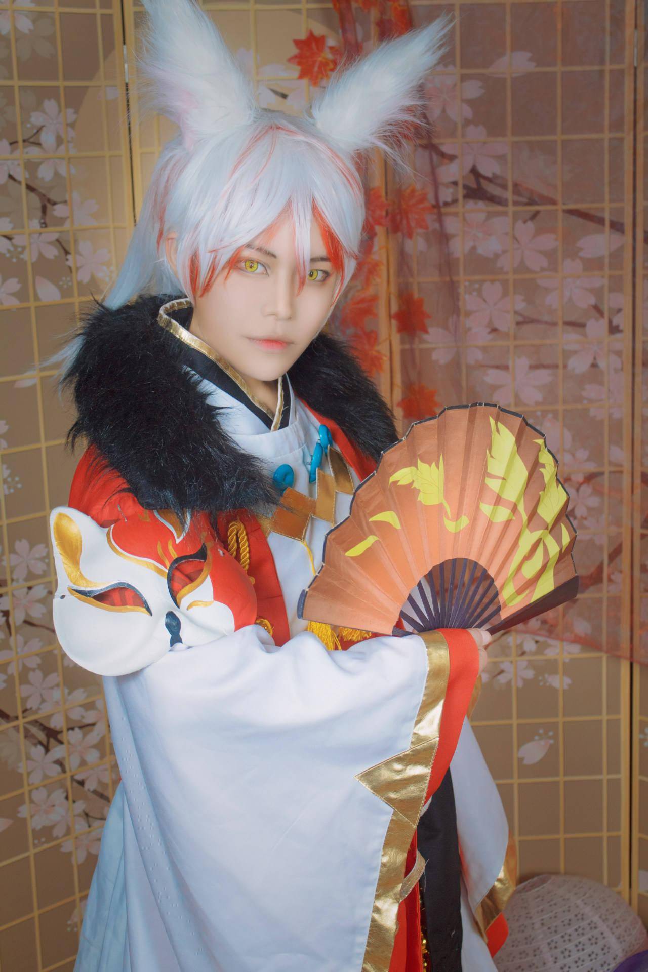 阴阳师妖狐风雅之士cosplay