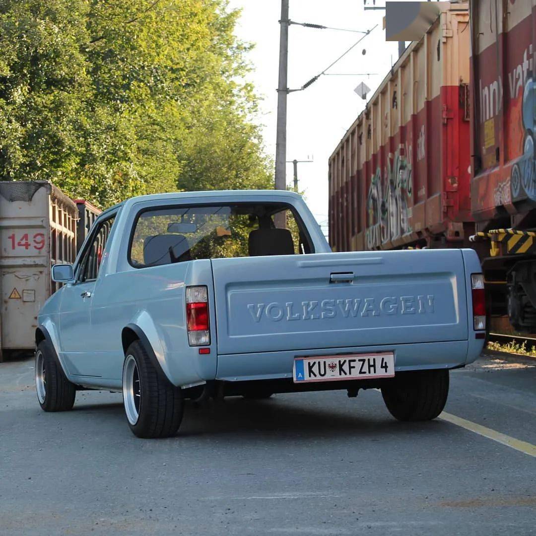 大众皮卡caddy mk1 14d,柴油引擎经典外形_搜狐汽车_搜狐网