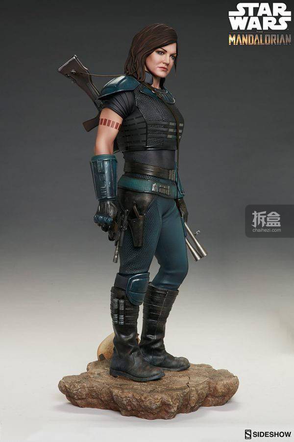 sideshow星战剧集曼达洛人caradune卡拉19寸雕像