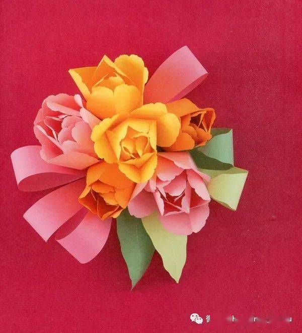 宝库纸艺70364||优雅的立体花剪纸