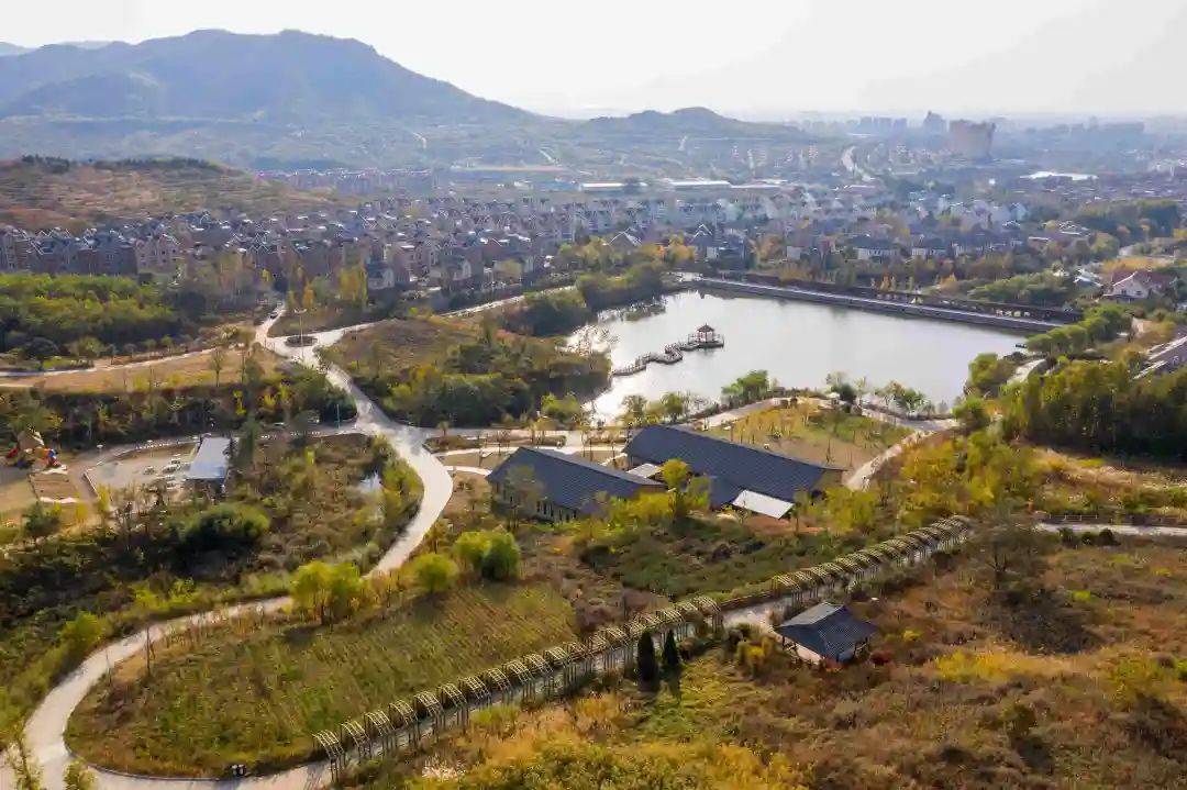 航拍百福香园!这秋色太美.