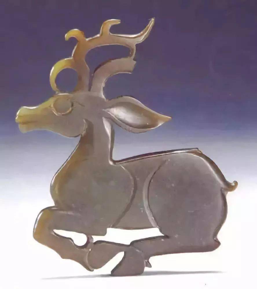 古玉界:商周玉鹿—鹿纹图案的简洁之美_造型