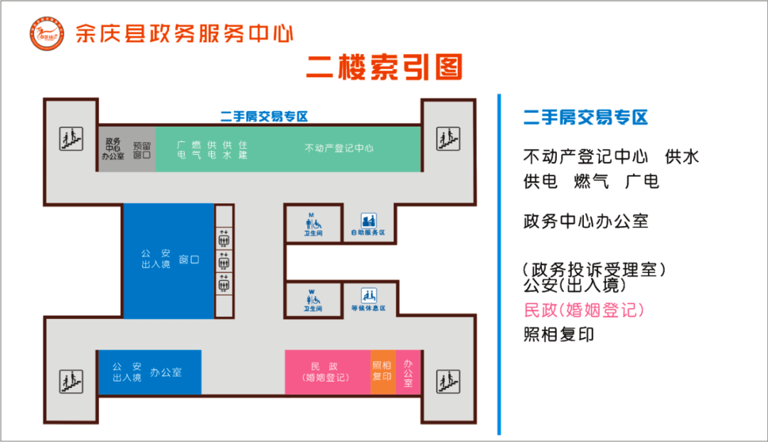 余庆县政务服务中心最新布局图来了,一秒看懂!_办事