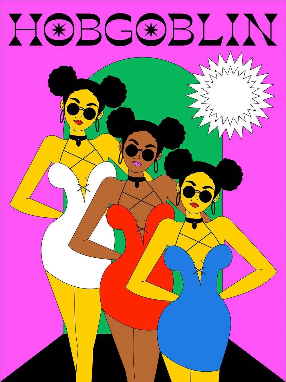 海报高饱和度色彩插画海报设计超吸睛