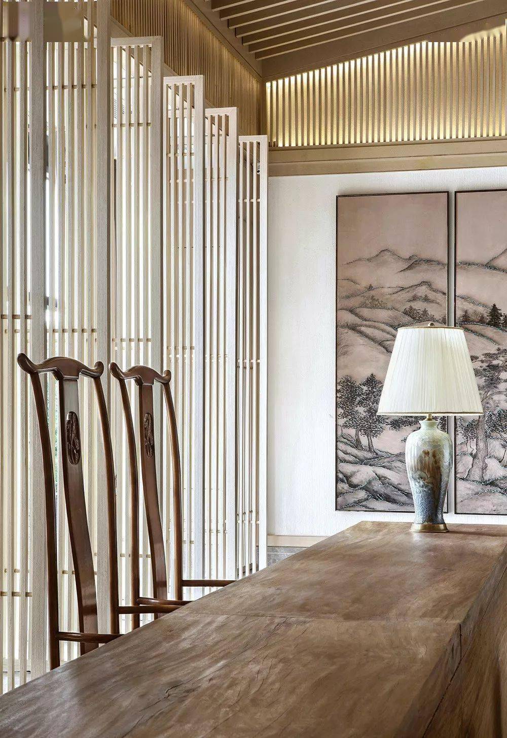 恒洲软装新中式茶馆茶楼丨禅意中式茶室丨室内装修设计丨实景高清摄影