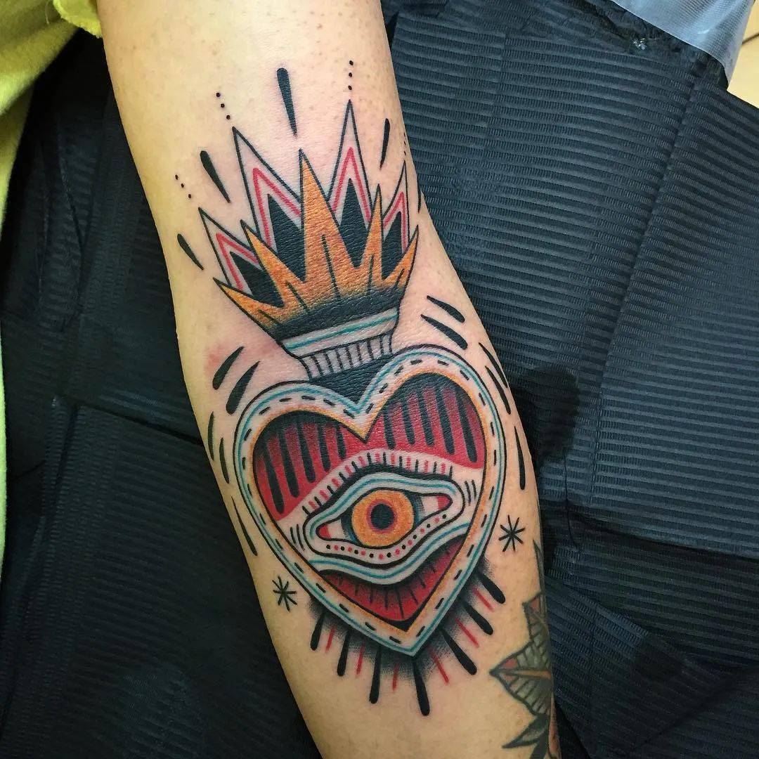 美式复古韵味oldschool纹身的独特感觉