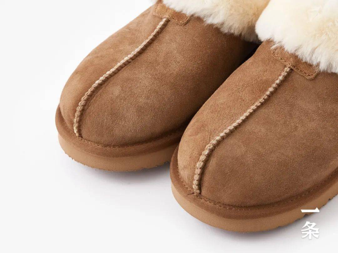 超暖时髦不闷脚澳洲羊毛居家鞋秋冬必入