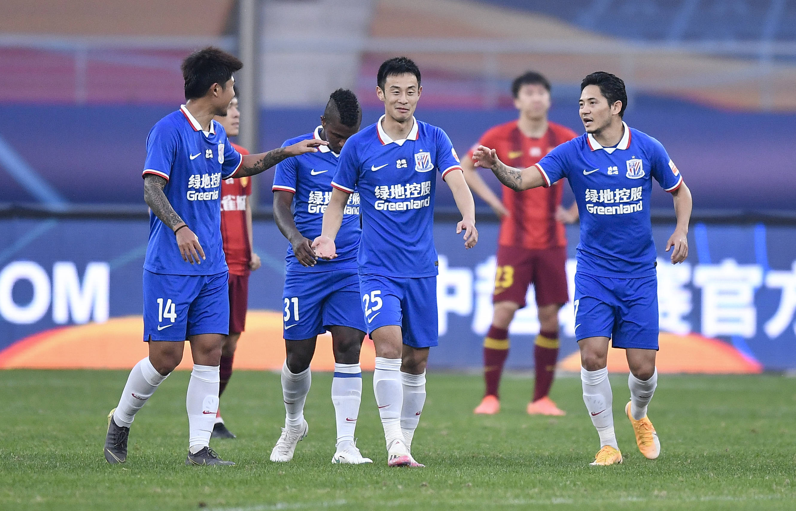 足球中超上海绿地申花胜河北华夏幸福