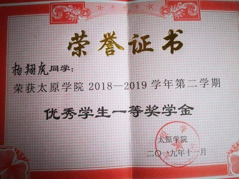 喜报|我院学子荣获2019年度"中国大学生自强之星"