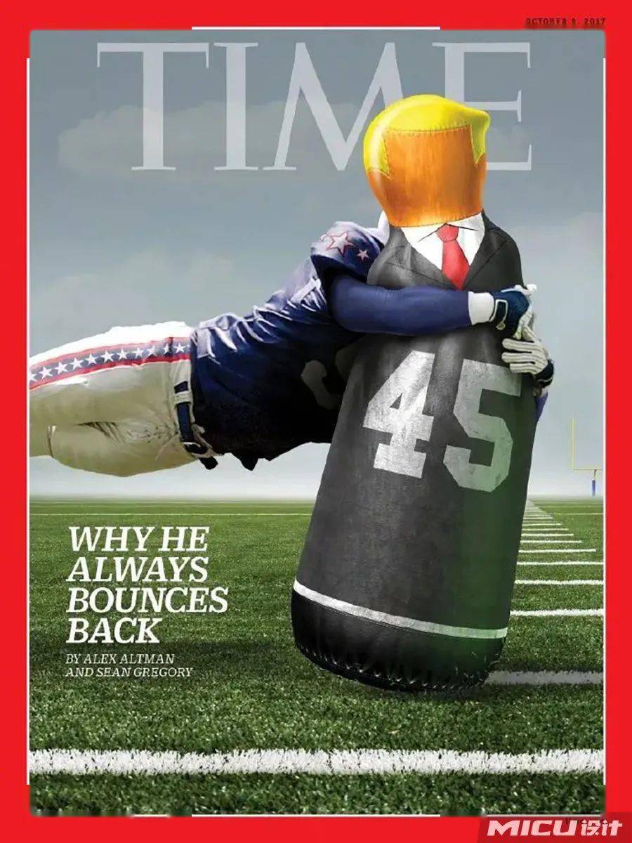 设计师的恶搞川普海报张张都笑到肚子疼