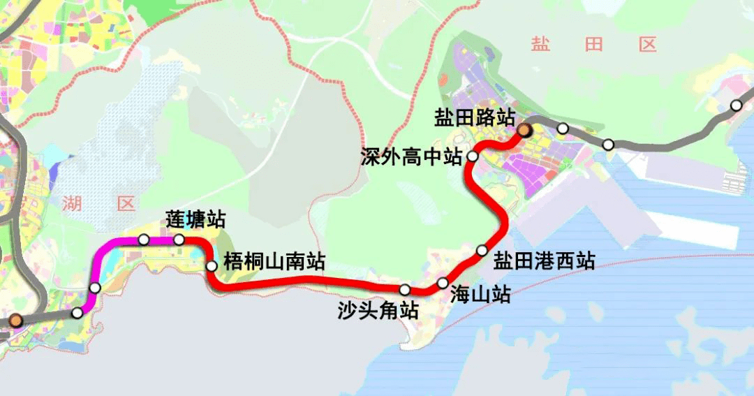 坐上深圳8號線地鐵共赴一場山海之約