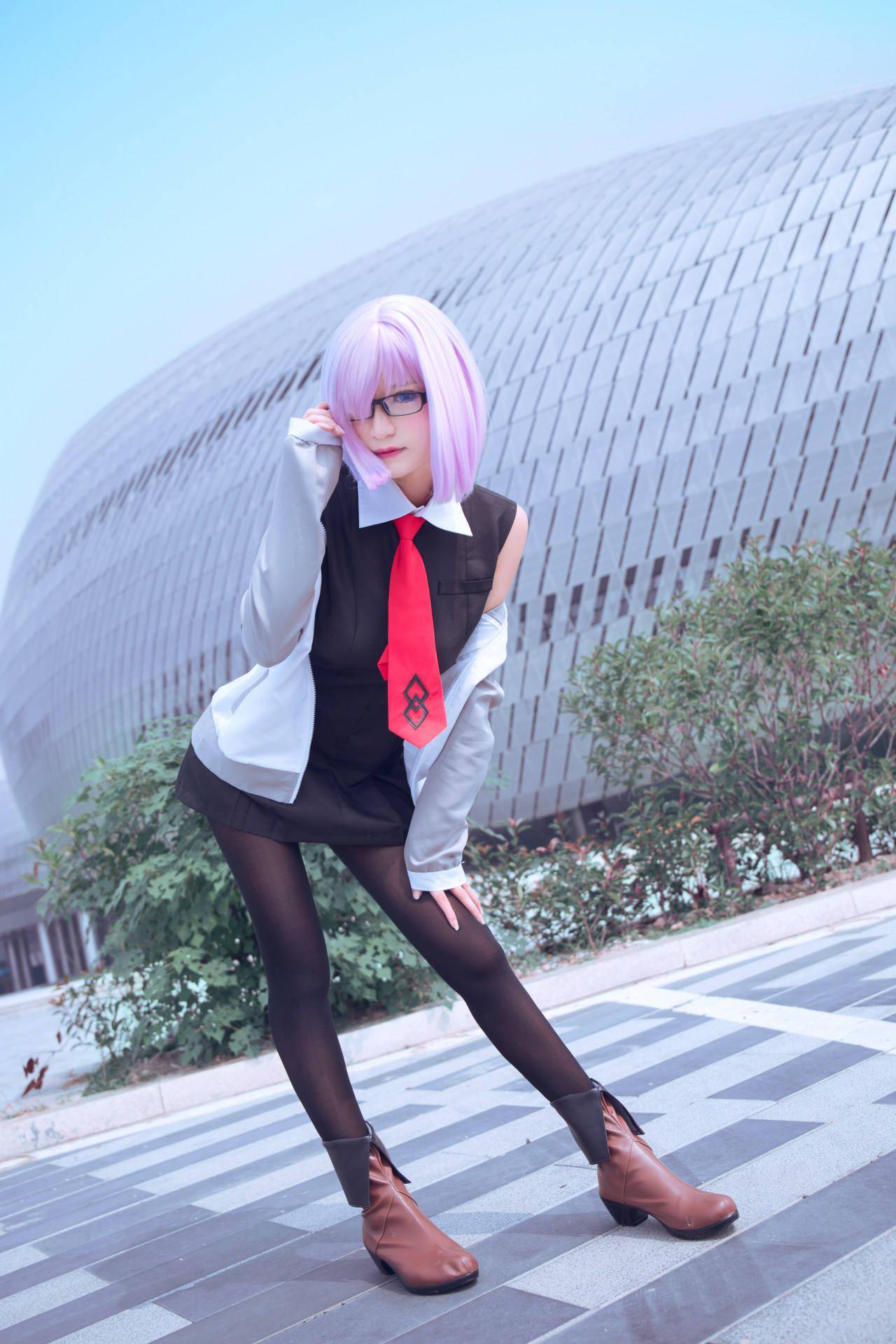 玛修·基列莱特cosplay 想要永远陪在前辈的身边呐