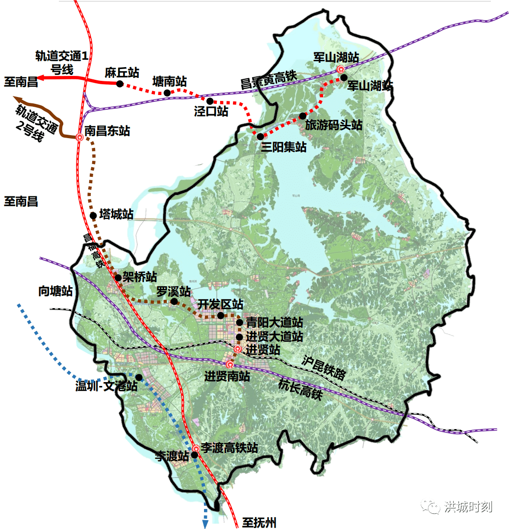 军山湖高铁站规划图图片