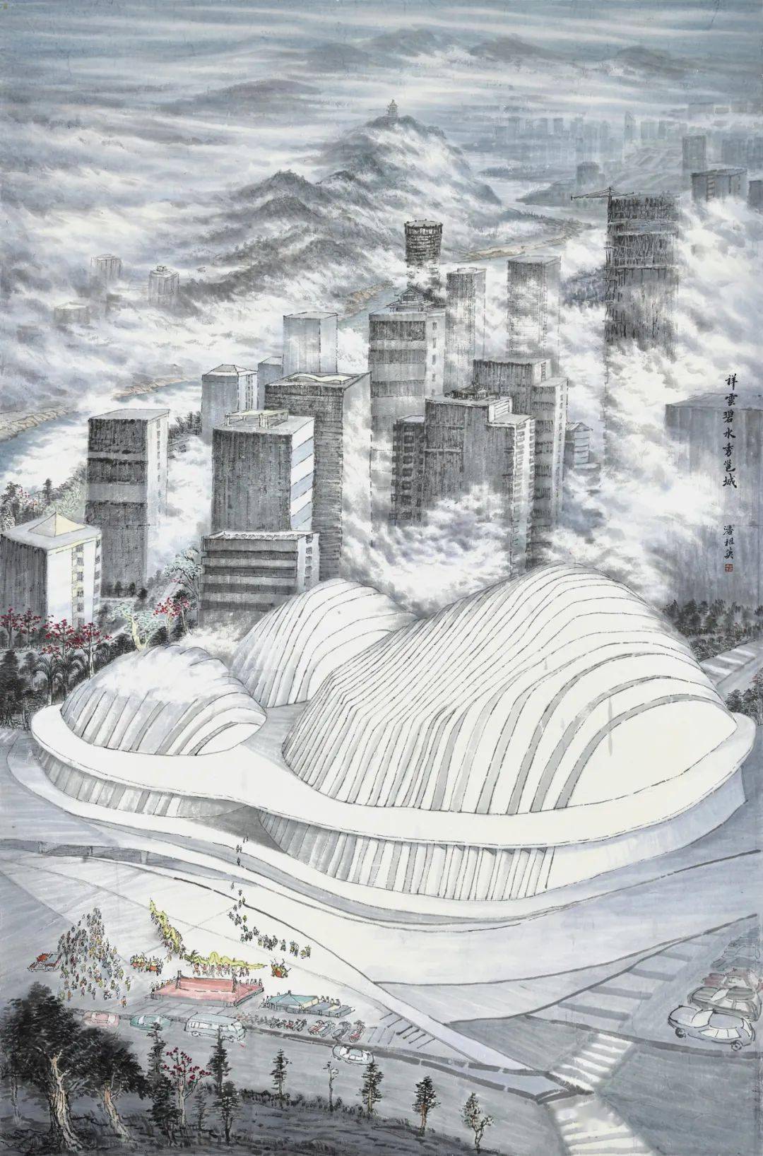 展讯南宁市百里秀美邕江美术书法精品巡展即将开展精美书画先睹为快