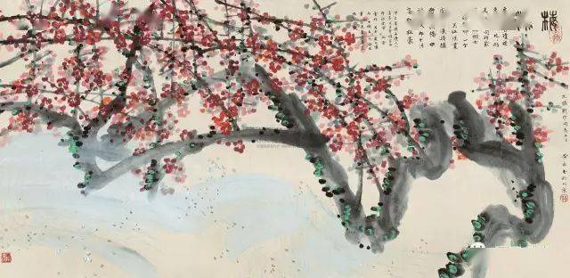 黄永玉画梅花风情万种