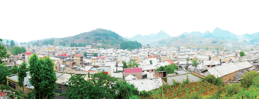 九溪安顺屯堡文化区最大的自然村寨————九溪村坐落在九溪汇流的