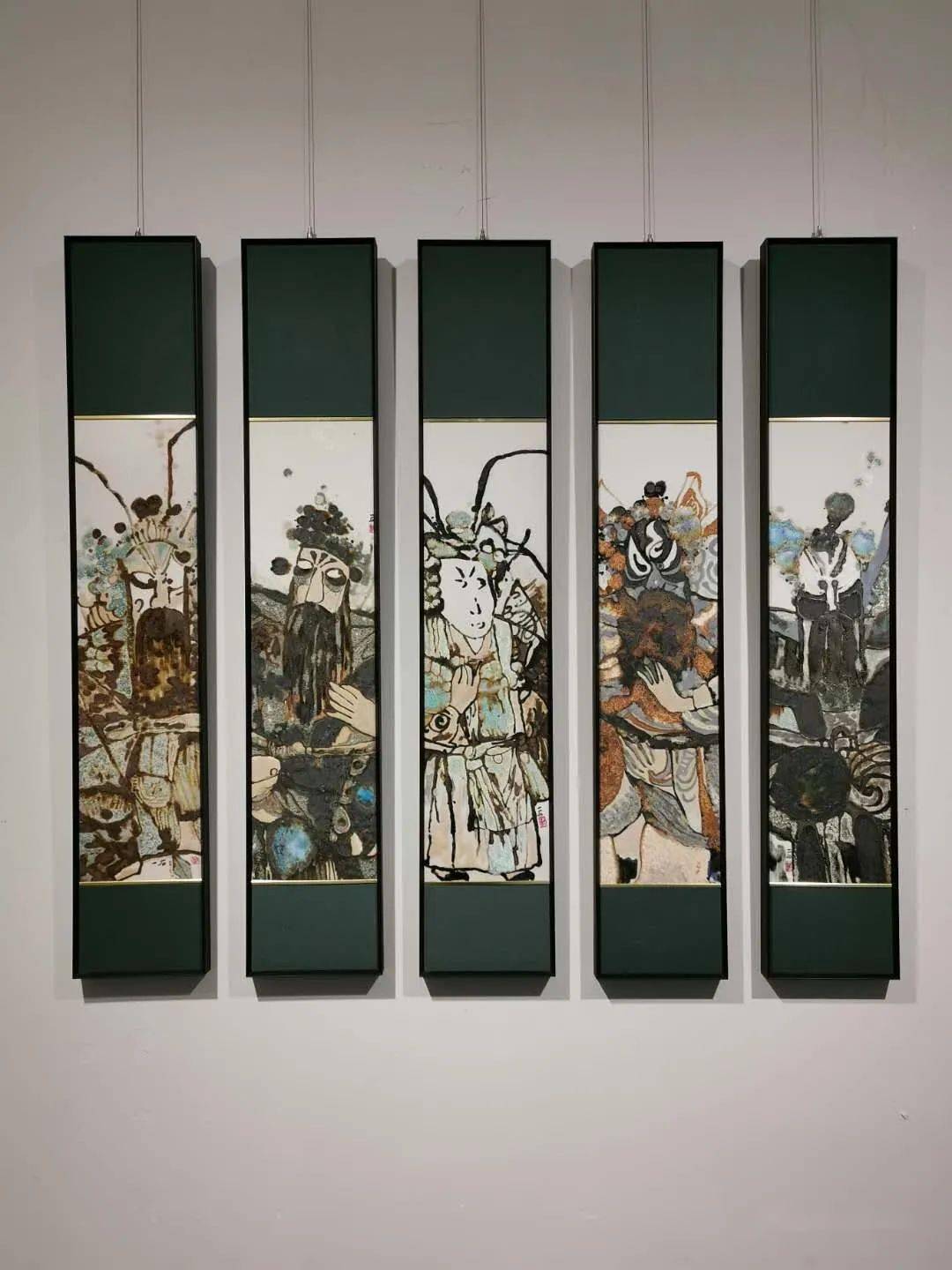 乐平画家许玉华油画陶瓷色釉作品旅行展在景德镇开幕