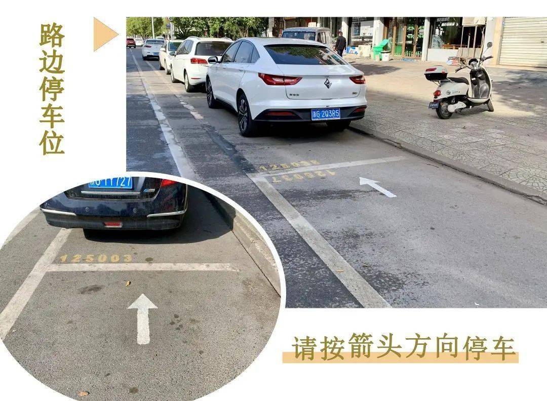 薦讀浦江城區停車要注意請按箭頭規範停車