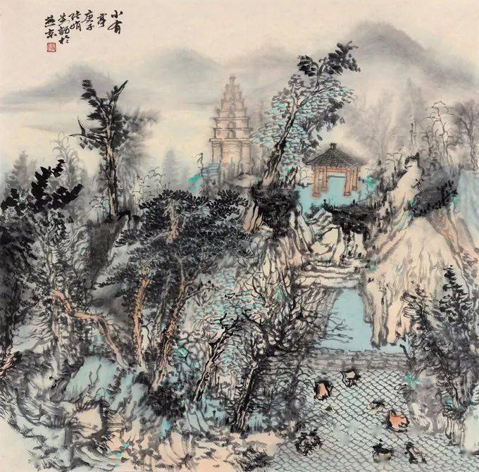 书画家影像网|在笔墨中品味诗的律动·中国山水画家张娟