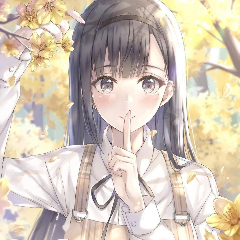 动漫女生头像世事千帆过前方终会是温柔和月光