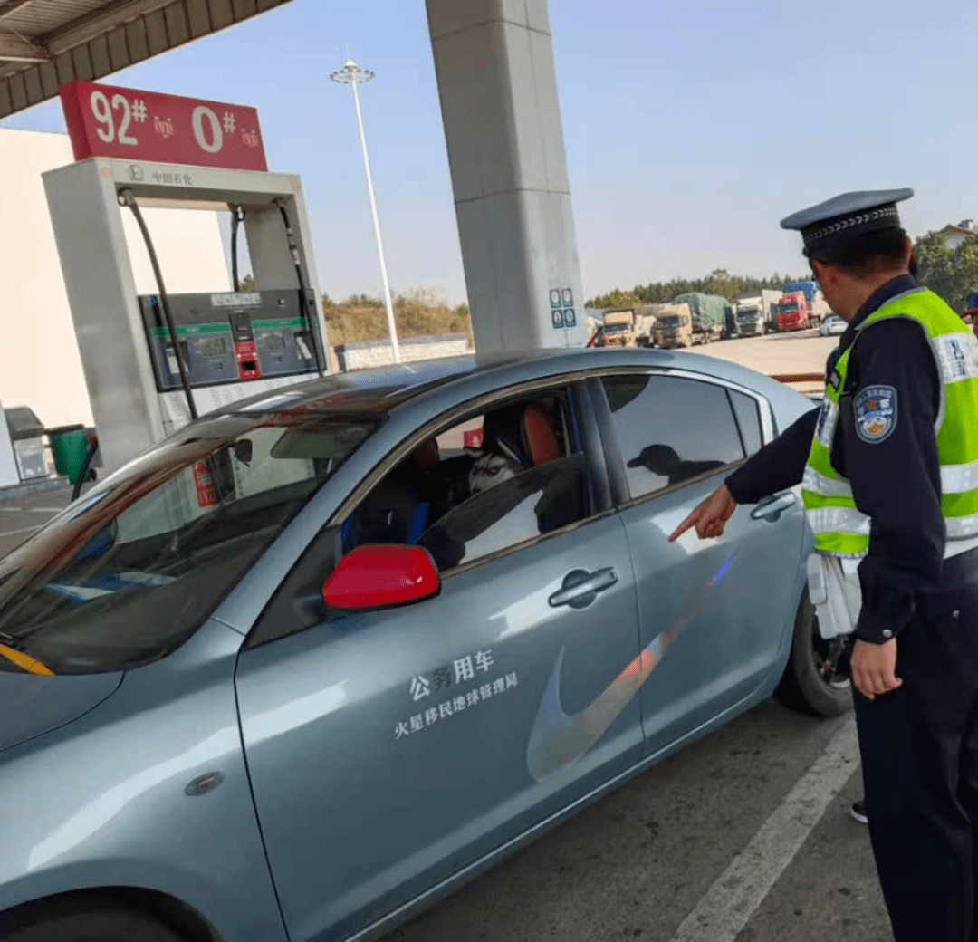 交警总队15日上午因为一张贴纸受了处罚有一名车主可最近会买来车身