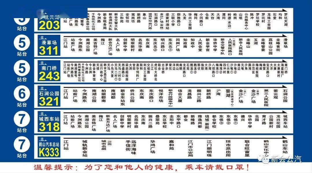 收藏珠西樞紐江門站公交總站乘車指南