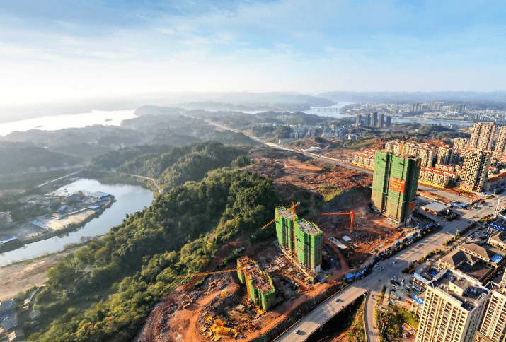 万居看房沅陵大汉龙城2020年11月工程进度实况锦绣风华悦享人生