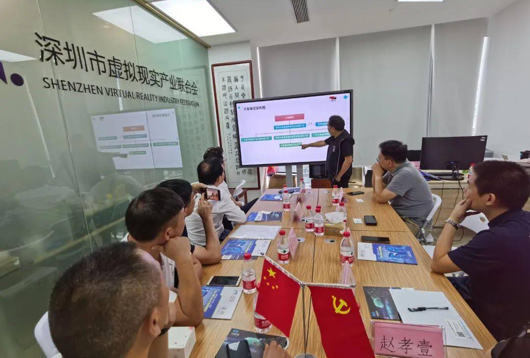 张小平一行赴深圳市虚拟现实产业联合会考察