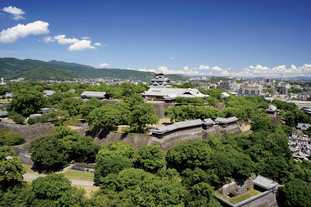 跟随武士的足迹游览古现代交错的熊本