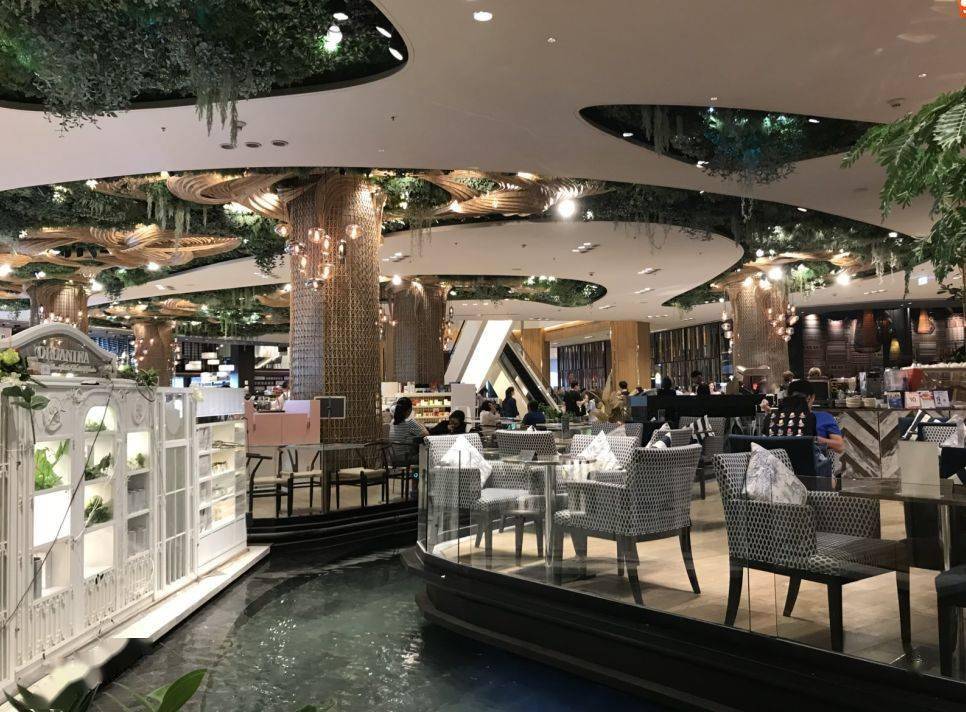 siamparagon 地下一層整體打造為paragon foodhall,由一個美食廣場