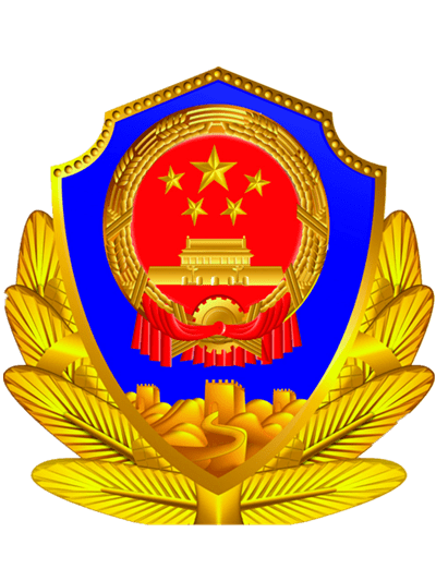 公安徽章中国图片