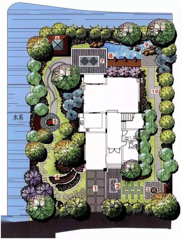 100款园林庭院景观设计平面效果图总有一款是你喜欢的