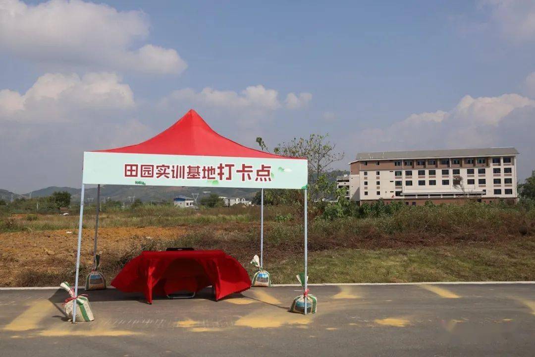 徒步打卡点的红帐篷已经支起来,文化节期间到这些打卡点完成相应的