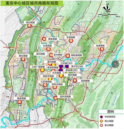 重庆商圈分布图2020图片