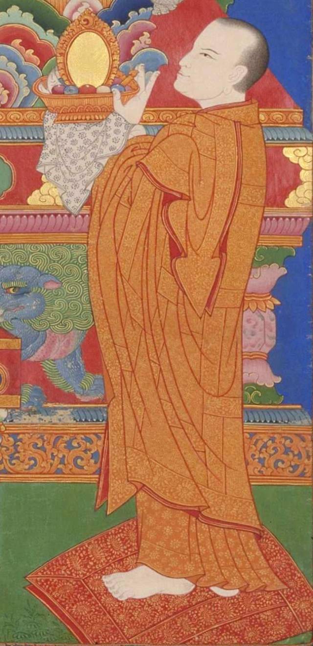 日,钦命嘎尔丹锡哷图萨玛迪巴克什认看供奉利益画像释迦牟尼佛……"