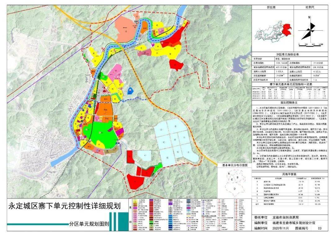 永定城區規劃將分六大單元,功能定位是…_龍巖市