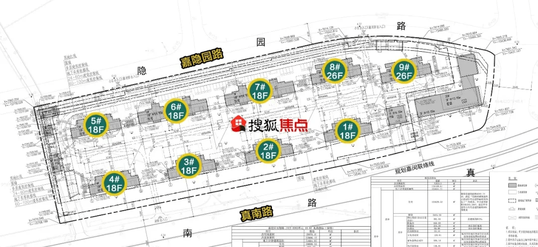 融信海纳印象西地块楼座示意图融海纳印象体量较大,外立面运用了大