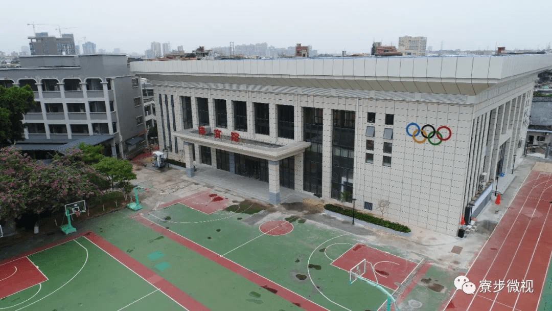 震撼航拍投资近1800万元横坑小学体育馆抢先看