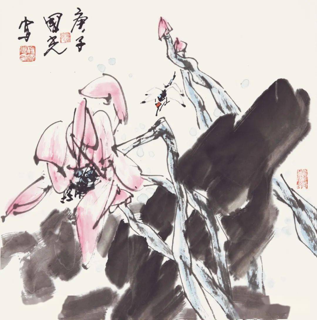 清风雅集杨国光花鸟画小品展播