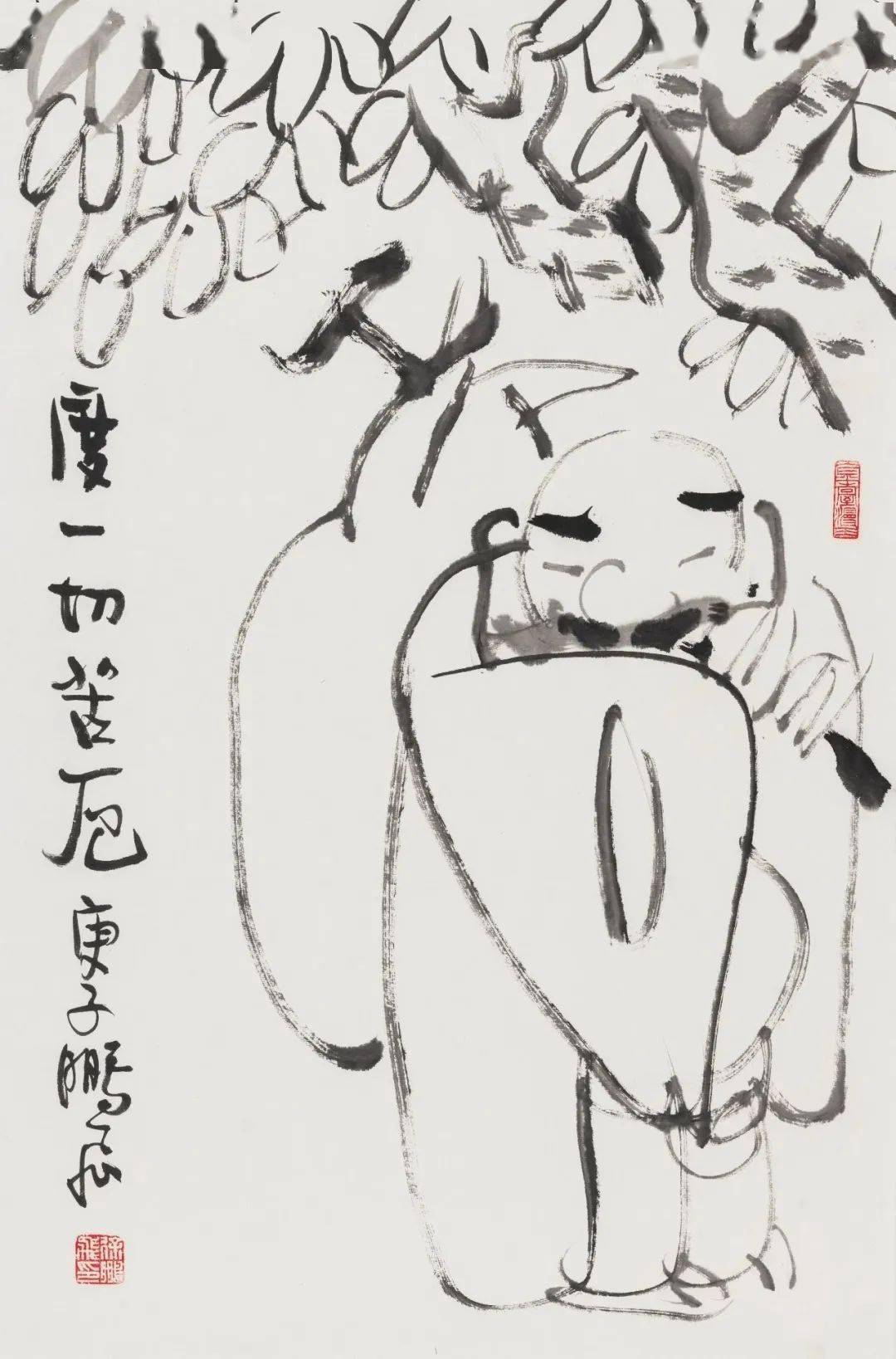 漫笔布袋——徐鹏飞水墨漫画展在浙江桐乡拉开帷幕