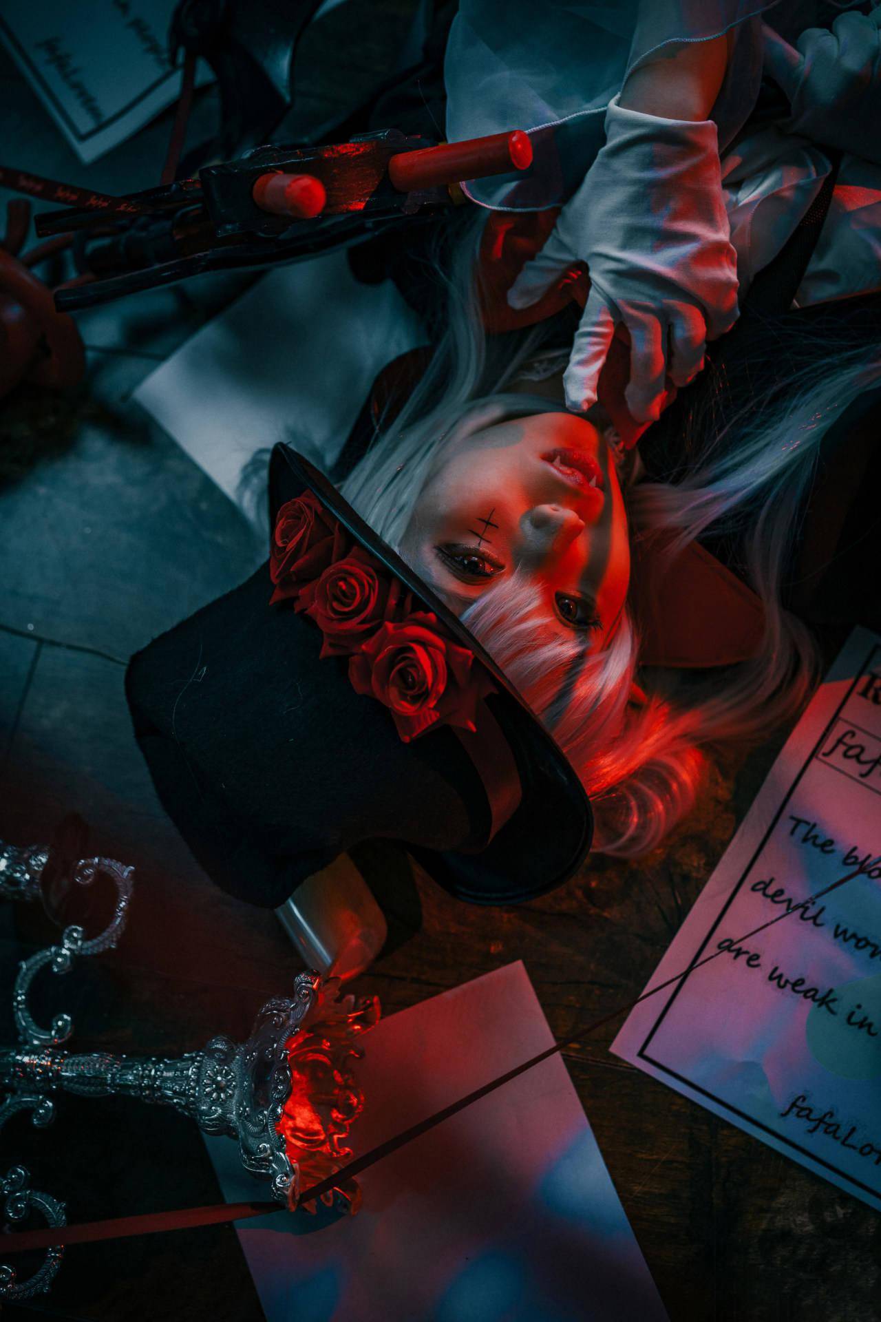 明日方舟华法琳巫异盛宴cosplay