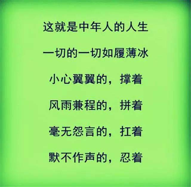 人到中年,只能靠自己