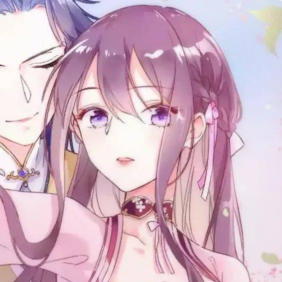 唯美古风情侣头像忆君心似西江水日夜东流无歇时