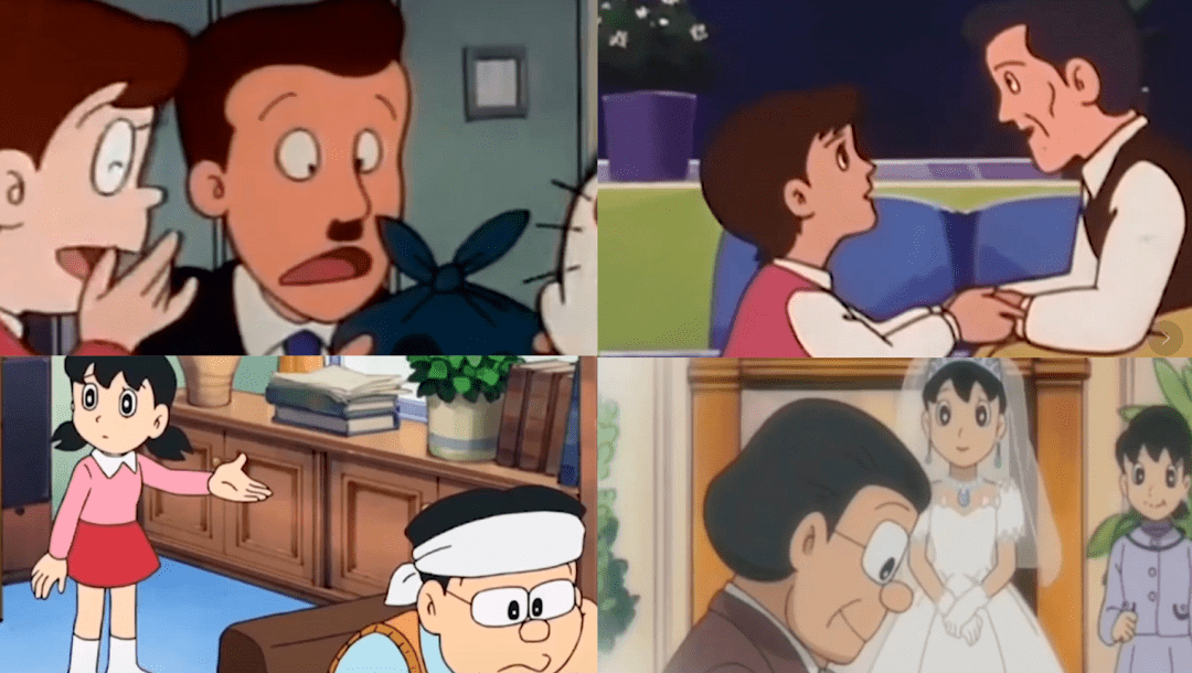 哆啦a梦中静香到底有几个爸爸?为何经常换人?真是细思极恐_父亲