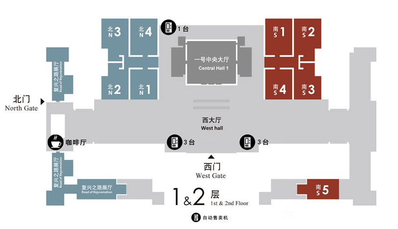 国家博物馆展馆分布图图片