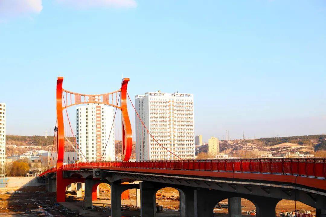 神木大柳塔这座桥将于12月2日正式通车超炫夜景灯光双向4车道