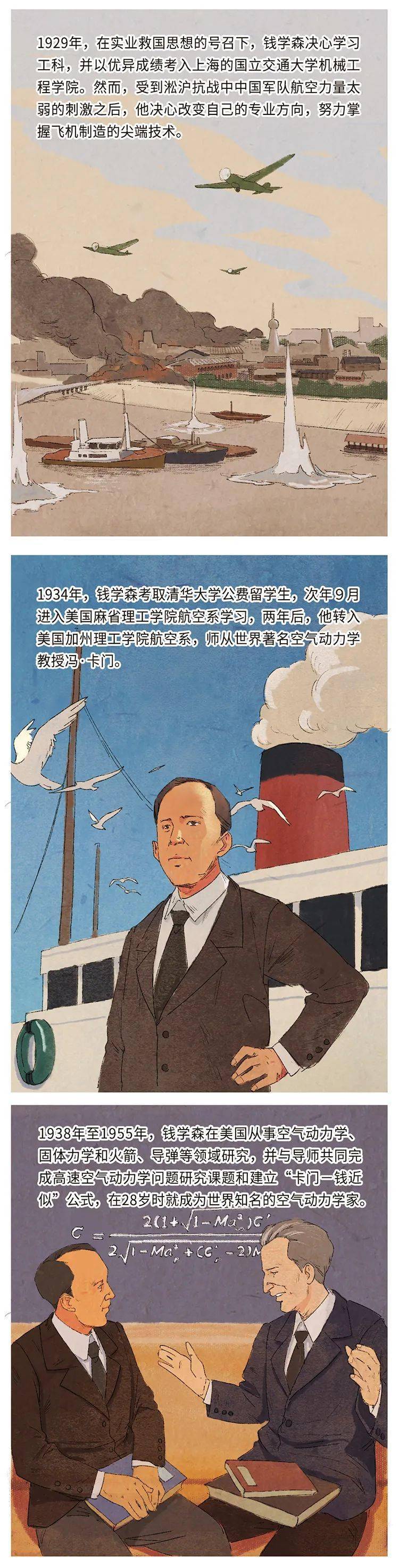 中国航天之父钱学森:人民的满意是最高的奖赏 | 漫画最美奋斗者_手机