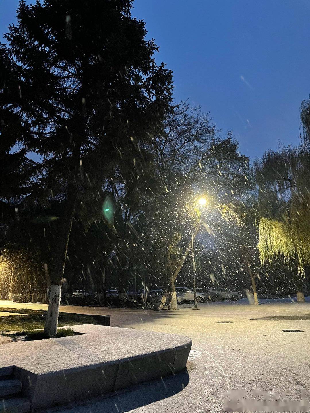 昨天没下的雪,今天补上了……_兰州