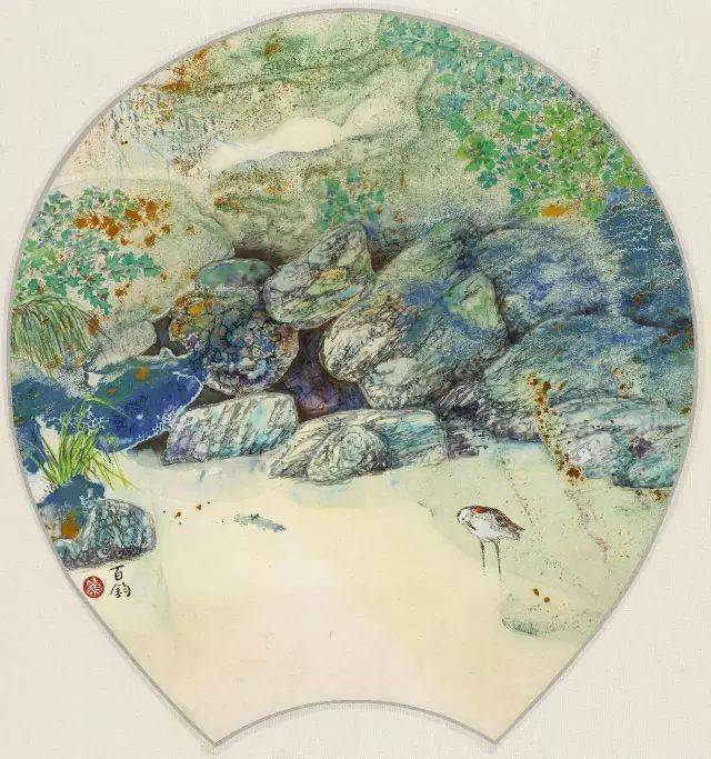 苏百钧老师团扇作品欣赏,大爱!